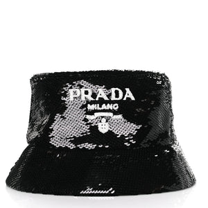 PRADA Sequin Bucket Hat