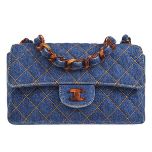 CHANEL Denim Small Flap