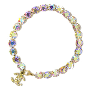 CHANEL Crystal Anklet Bracelet