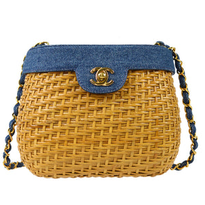CHANEL Denim Basket Bag