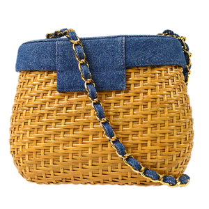 CHANEL Denim Basket Bag