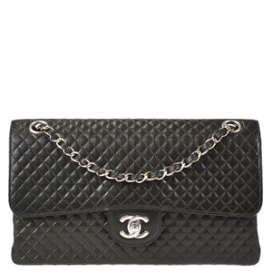 CHANEL Lambskin Micro Quilted Classic Single Flap
