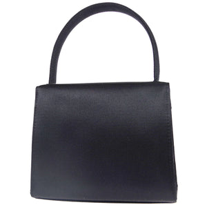 CHANEL Black Satin Handbag