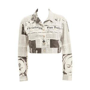 CHRRISTIAN DIOR Newspaper Jacket