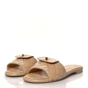 CHANEL Turnlock Sandals