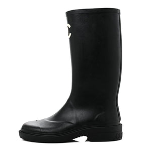 CHANEL CC Rain Boots
