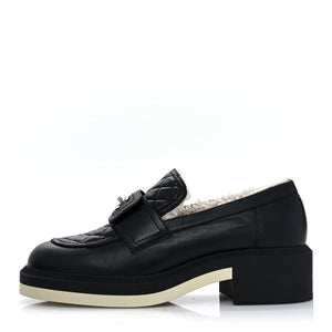 CHANEL Shearling Loafers