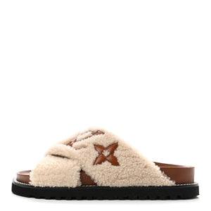LOUIS VUITTON Shearling Sandals