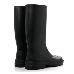 CHANEL CC Rain Boots