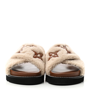 LOUIS VUITTON Shearling Sandals