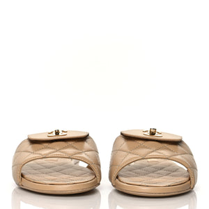 CHANEL Turnlock Sandals