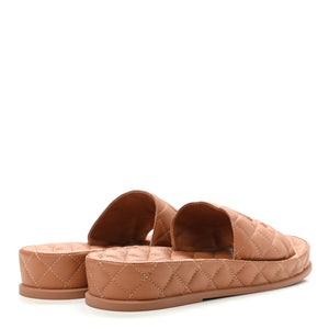 CHANEL CC Leather Slides