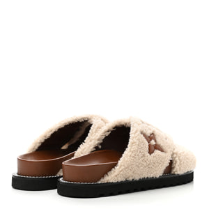 LOUIS VUITTON Shearling Sandals